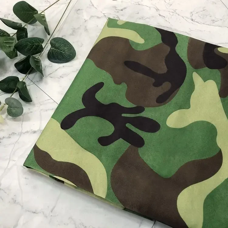 Camouflage Fabric By The Meter for Outdoor Cloth Tablecloth Curtain Sewing Polyester Cotton Thickened Decorative Printed Textile