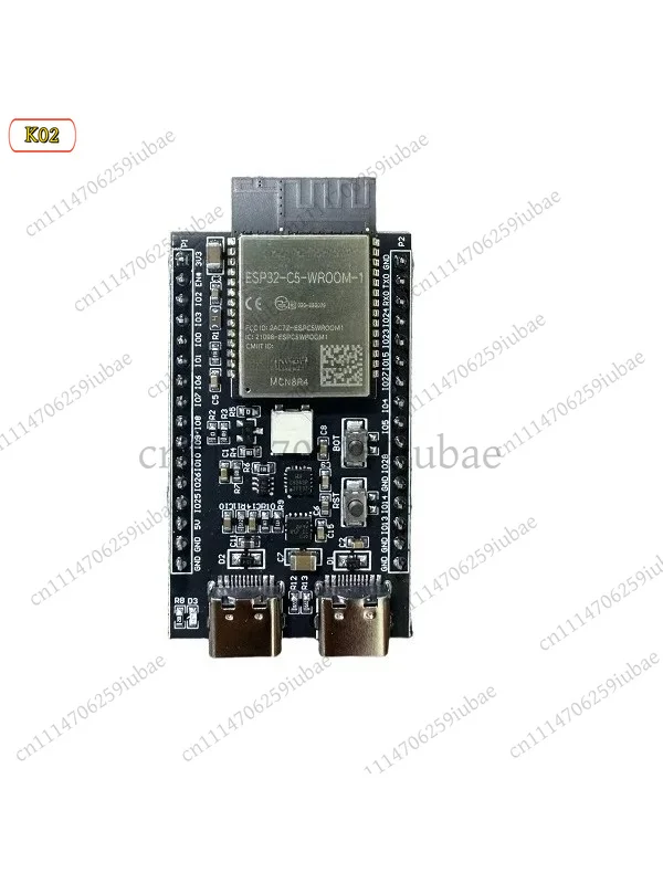 ESP32-C5-WROOM-1 Dev Board 2.4GHz 5GHz Dual-Band WiFi 6 IoT Module Mini System Development Board for Smart Home DIY