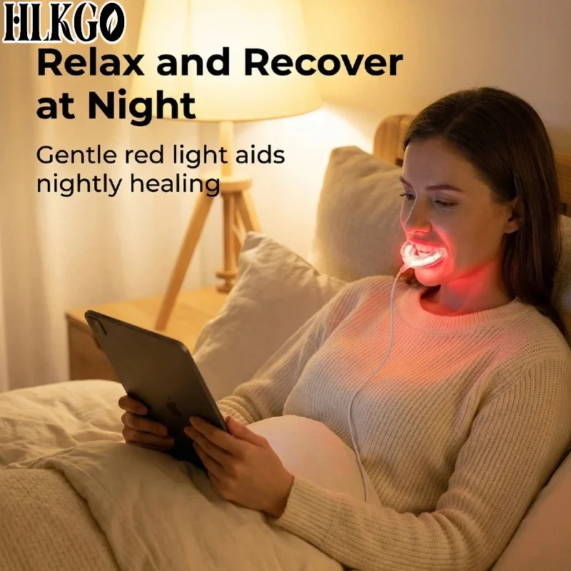 Portable Gum Healing Red Light Device, Non-Invasive Periodontal Treatment for Toothache Relief Gingivitis Care Home Use