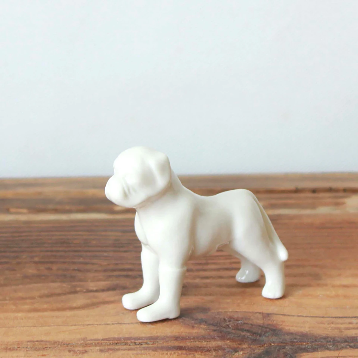 Cute Ceramic Dogs Ornament White And Black Doggie Miniatures Mini Animal Figurines Poodle Golden Retriever Pug Models