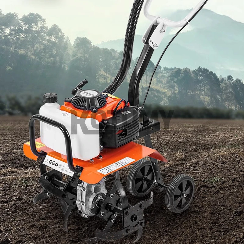Micro Cultivator Agricultural Garden Tools Soil Loosening Machine Multi-function Minitype Rotary Tiller Machinery