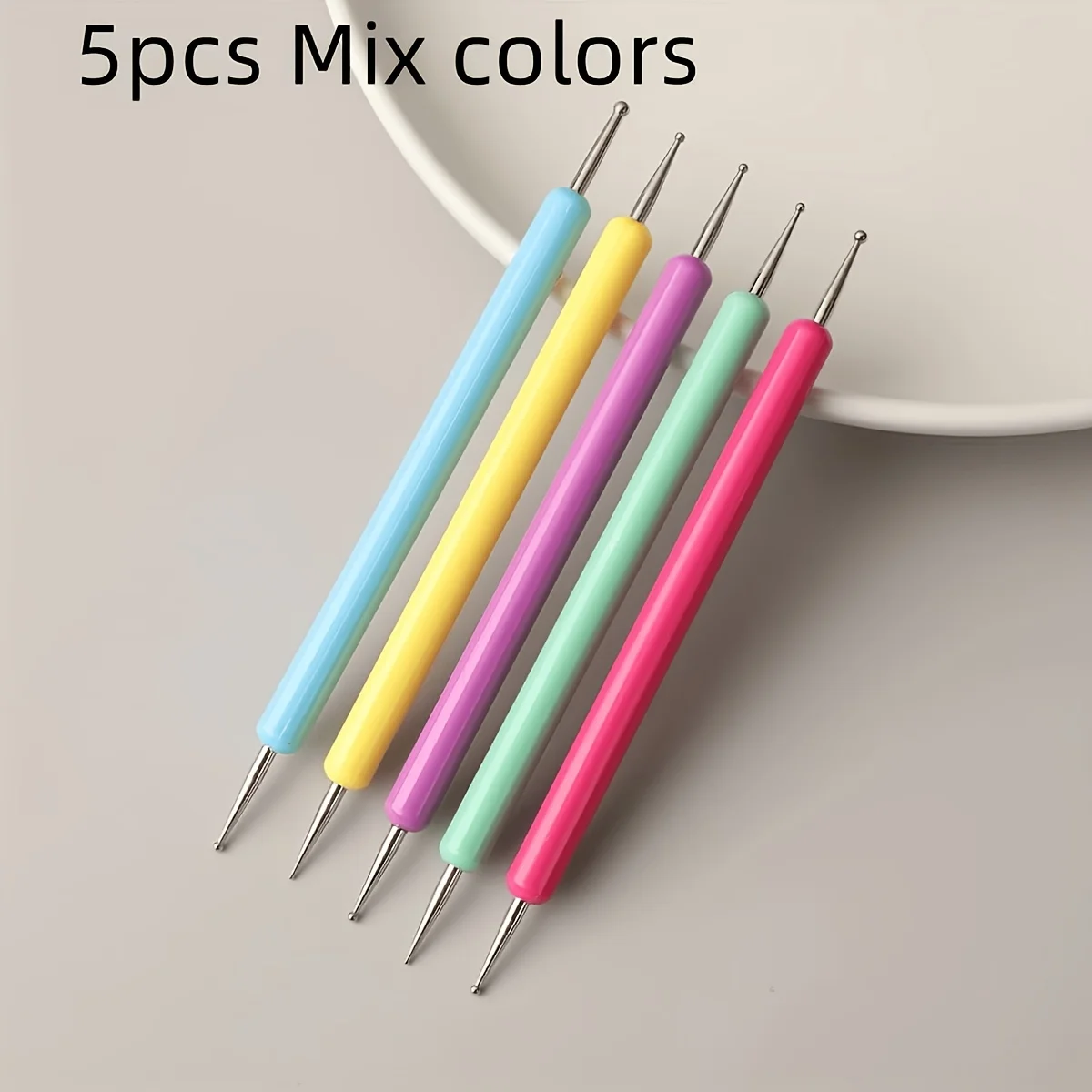 Embossing Stylus, Ball Tip Clay Modeling Tools, Pattern Tracing And Dotting Additions for Pottery, Nail Art, Drawing And Crafts