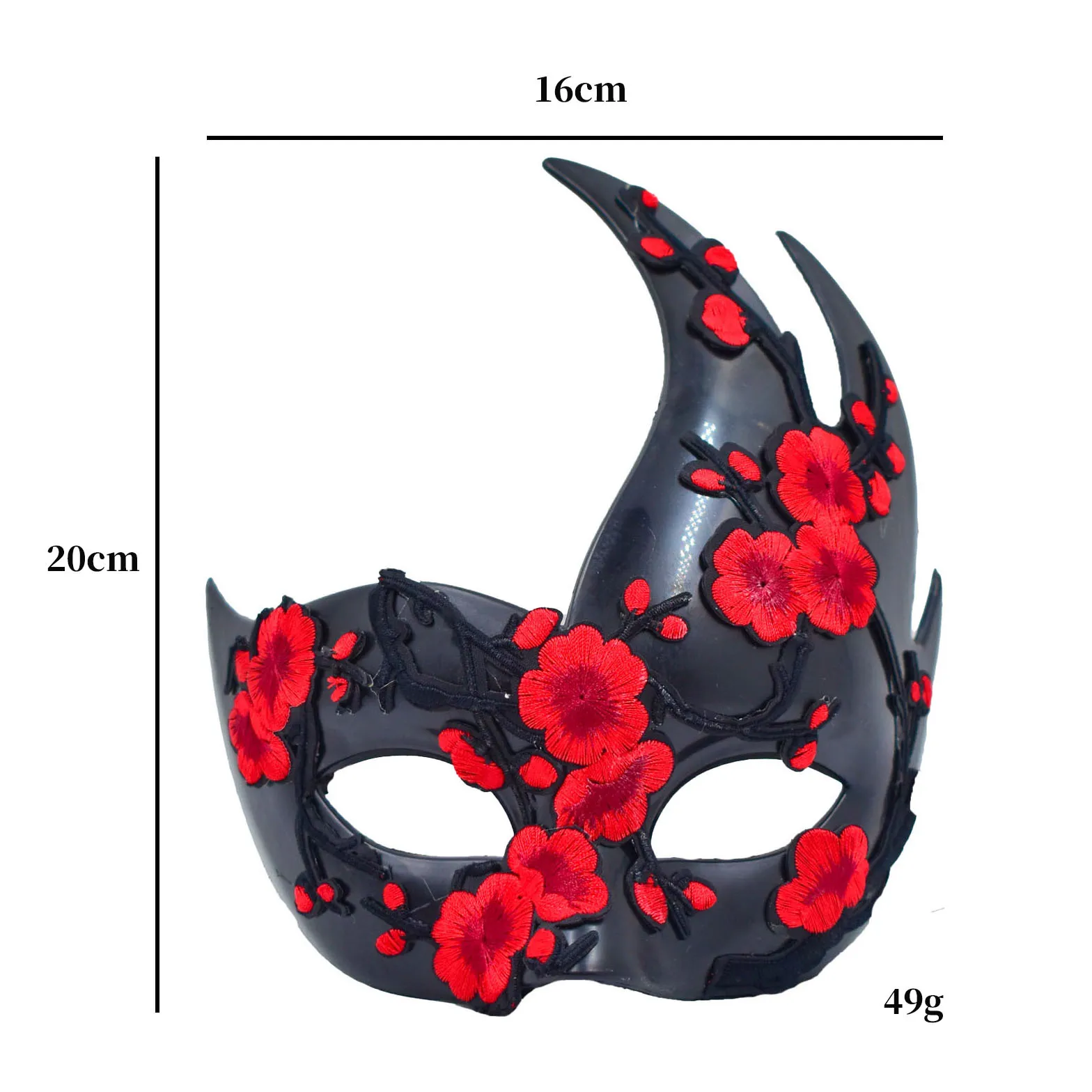 ヴィンテージ刺繍アップリケマスクハロウィン死者の日クリエイティブ装飾マスク仮面舞踏会パーティーパフォーマンス小道具