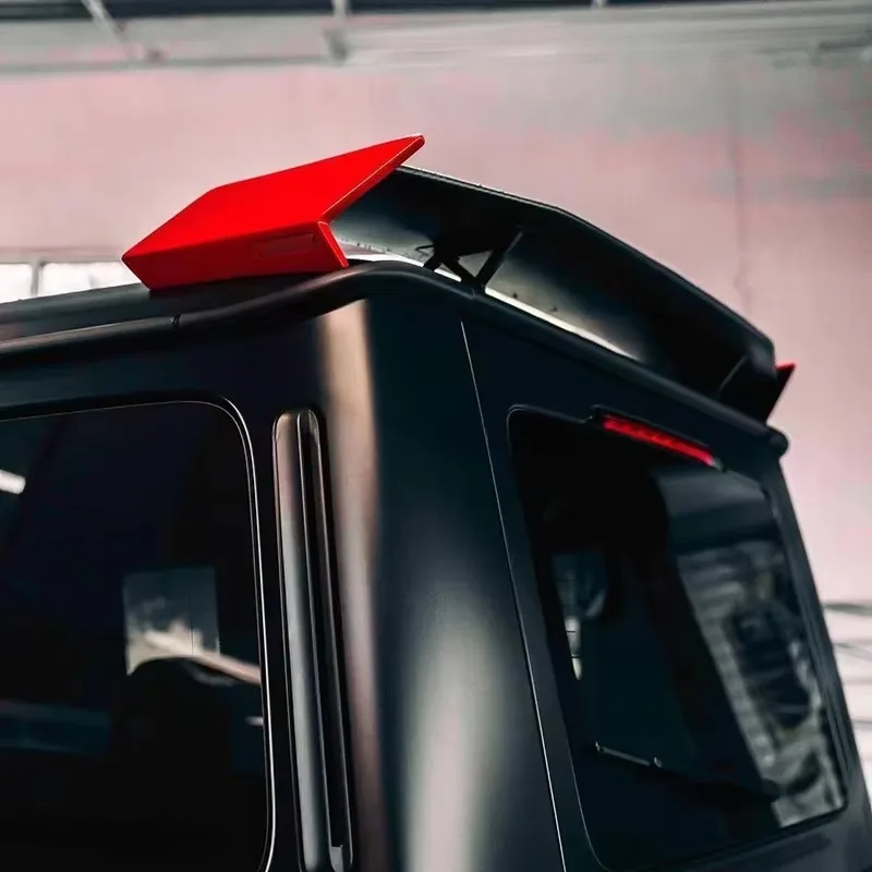 G Class W464 B900 Rocket Style Rear Wing Roof Spoiler Dry Carbon Fiber Auto Parts for 2019- G63 G500 G550 W463A