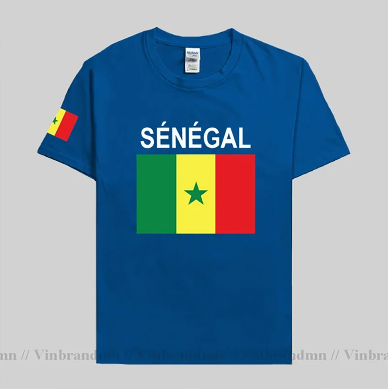 Senegal SEN men t shirt cool jerseys nation team tshirt 100% cotton t-shirt clothing tees country sporting footballer Senegalese