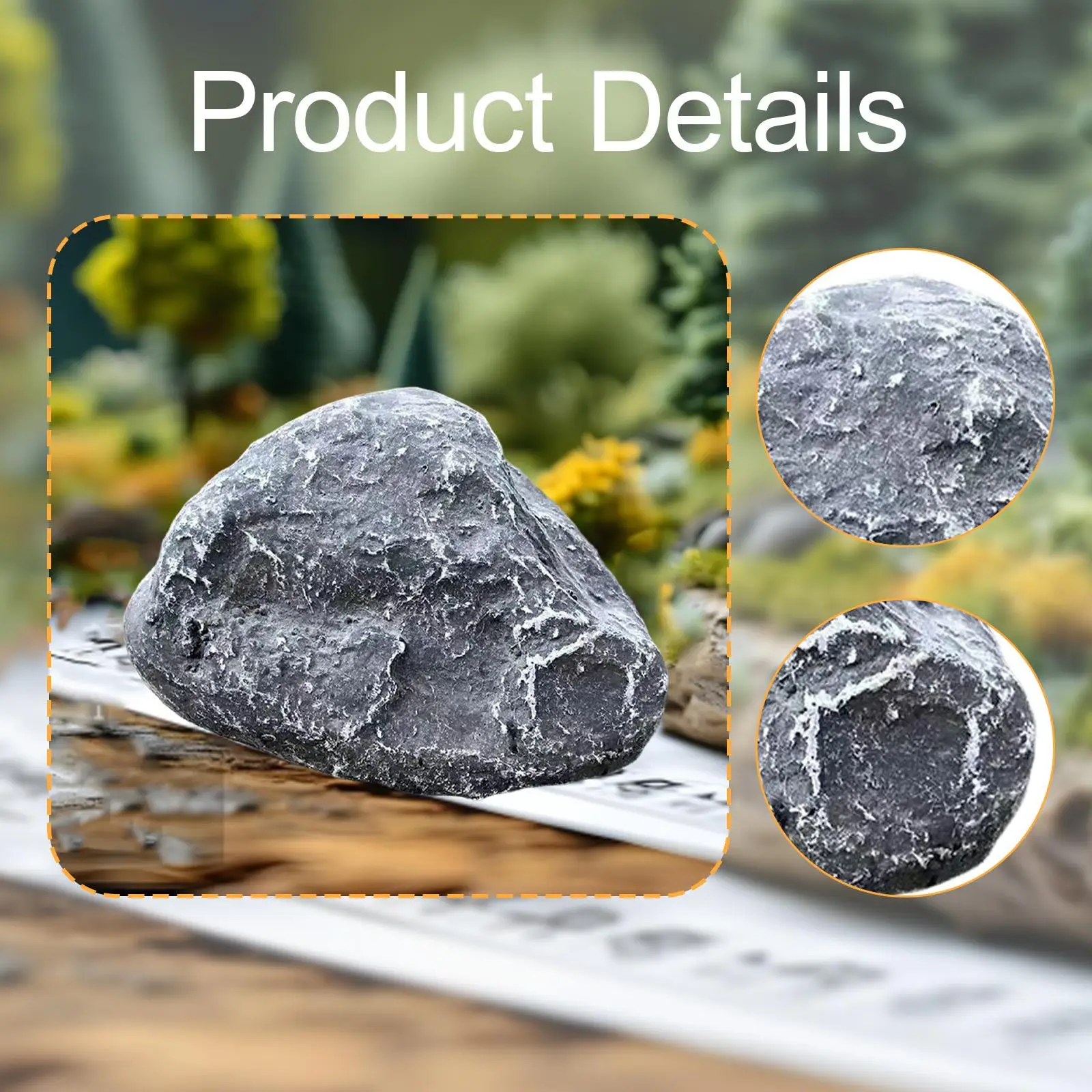 المناظر الطبيعية الاصطناعية الصخور المناظر الطبيعية ديكور محاكاة نموذج رمادي واقعية وهمية