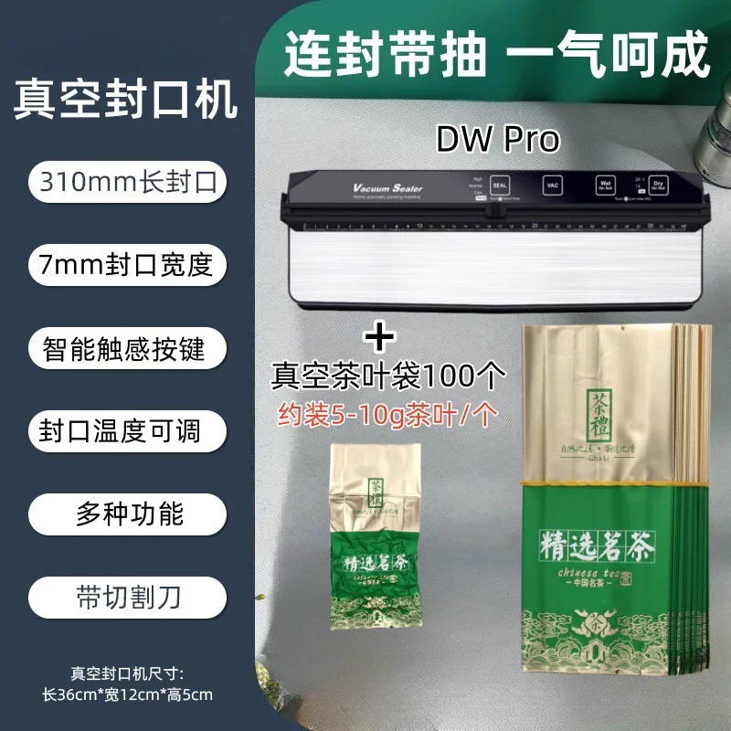 Máquina automática de embalagem a vácuo para chá