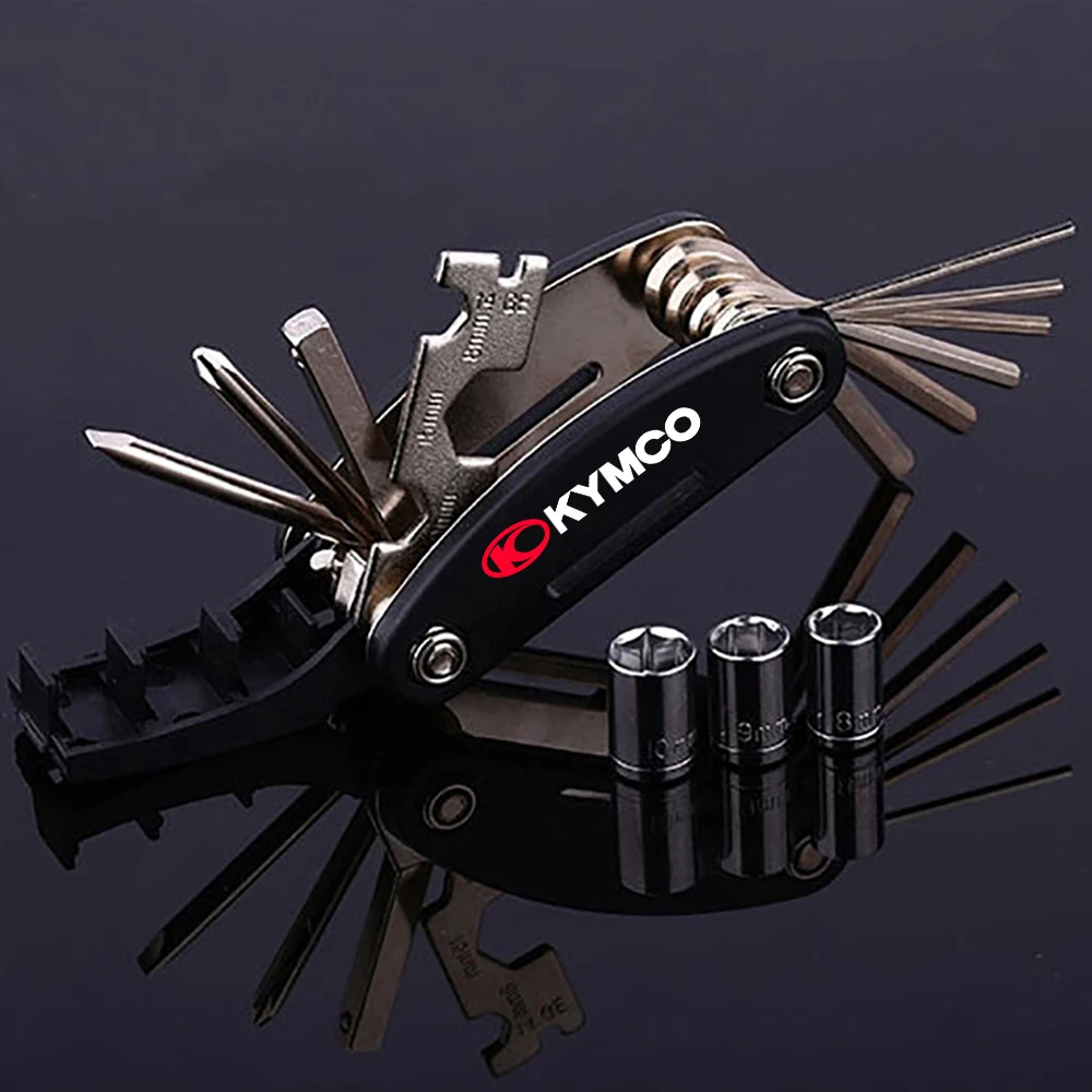 For KYMCO CV3 AIR150 DTX360 Super 89 Sento Like 50 Racing H X 150 Accessories Scooter Multifunction Tool Repair Screwdriver Set