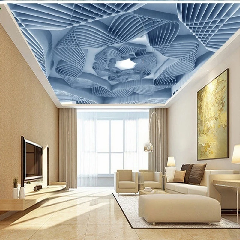 MU8437 Size Mural Home Decor Mordern Wallpaper 3D Stereoscopic Stone Pattern Abstract Geometric Wall Painting Background