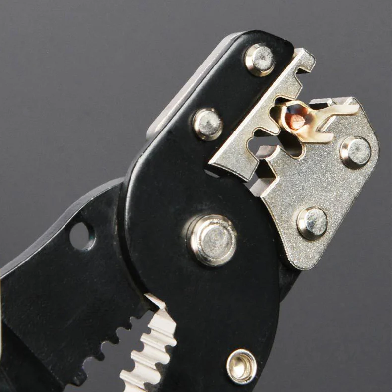 Imagem -02 - Multifuncional Crimping Terminal Alicate Wire Stripperwire Cutterterminal Alicate Fiação Acessórios Ferramenta de Mão em 1