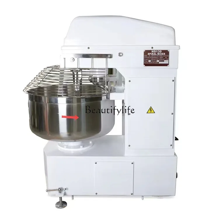 05-130L Commercial Large Dough Mixer Double Speed Double Action Dough Mixer