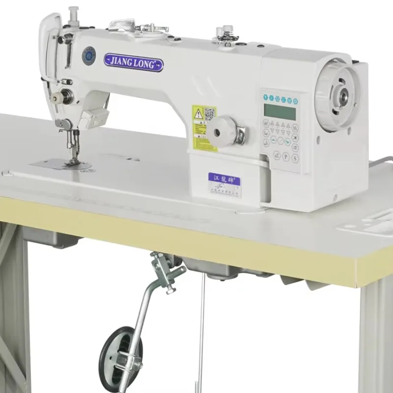 8700 High-Speed Automatic Single Needle Straight-Stitch Lockstitch Industrial Sewing Machine for Thin Material