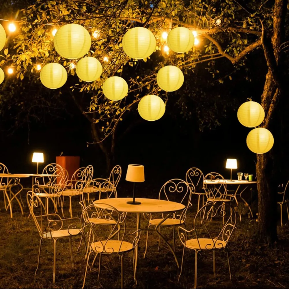 【Penawaran Besar】Lampu Balon LED Mini Putih Hangat Paket 15, Lampu Lentera LED Dengan Baterai Untuk Pesta, Pernikahan, Dekorasi Liburan