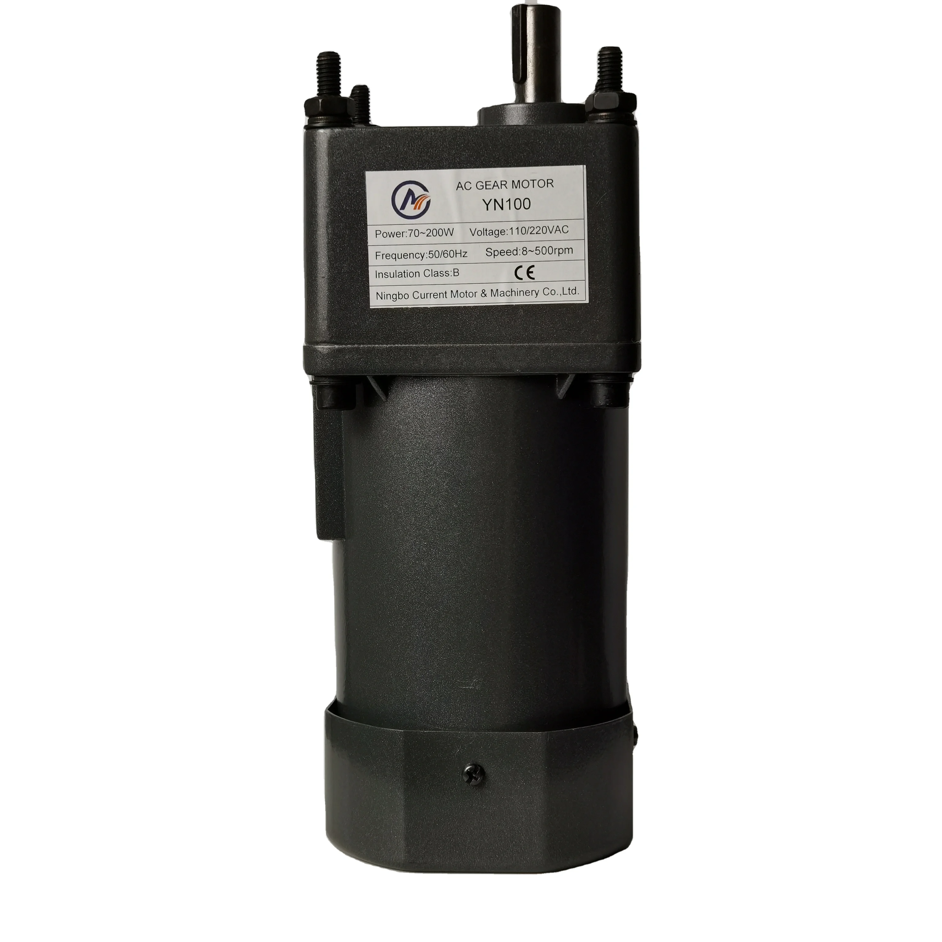 High Torque Low Rpm YN100 70/120/140W Micro Gear Ac Motor Single Or Three Phase