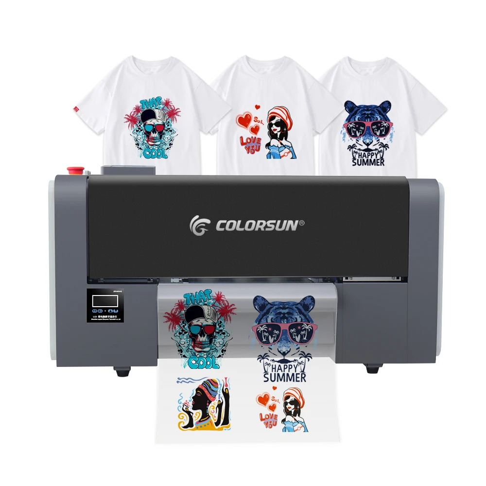 Dropshipping DTF Transfer Pet Film Dtf Printer A3 Desktop Dtf Printer for Any Materials