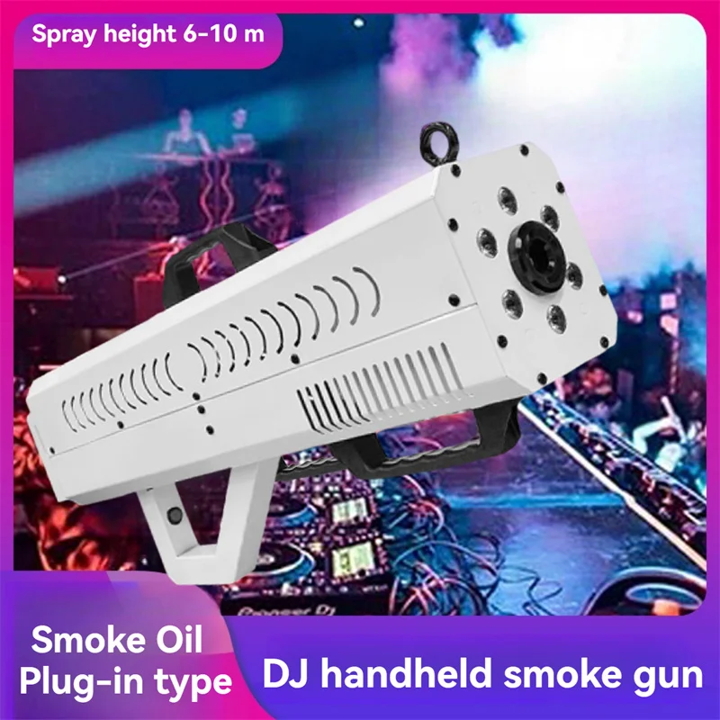 

Handheld Smoke Gun 1500W CO2 Fog Spray Machine for Wedding Stage Special Effects Smoke Spray Gun