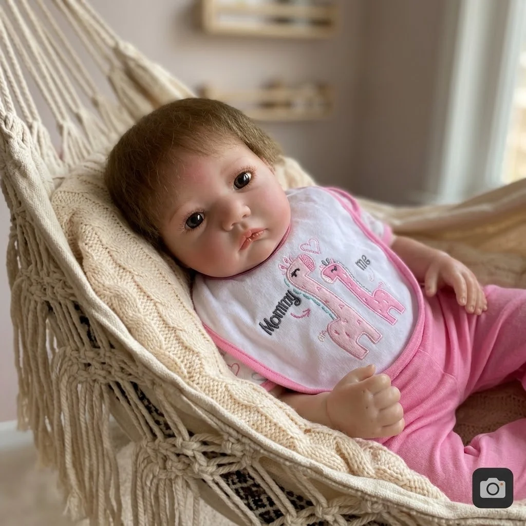 20 Inch Cloth Body Cute Reborn Baby Doll Toy Awake Soft Cute Bebe Reborn Baby Doll Toy