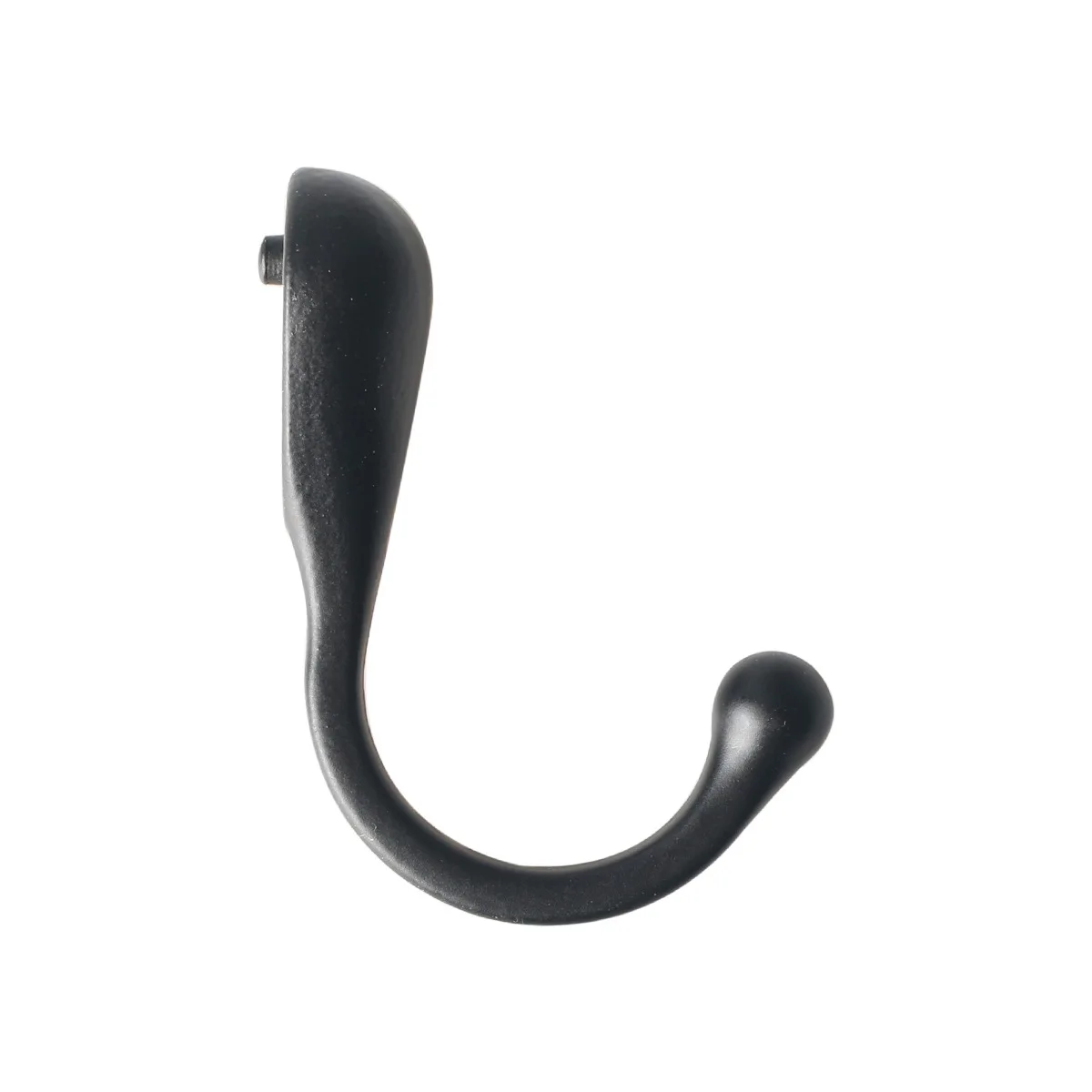 Zinc Alloy Clothes Hook Clothes Hat Hook Single Hook Solid Clothes Hook Clothing Bathroom Hook Chrome Color