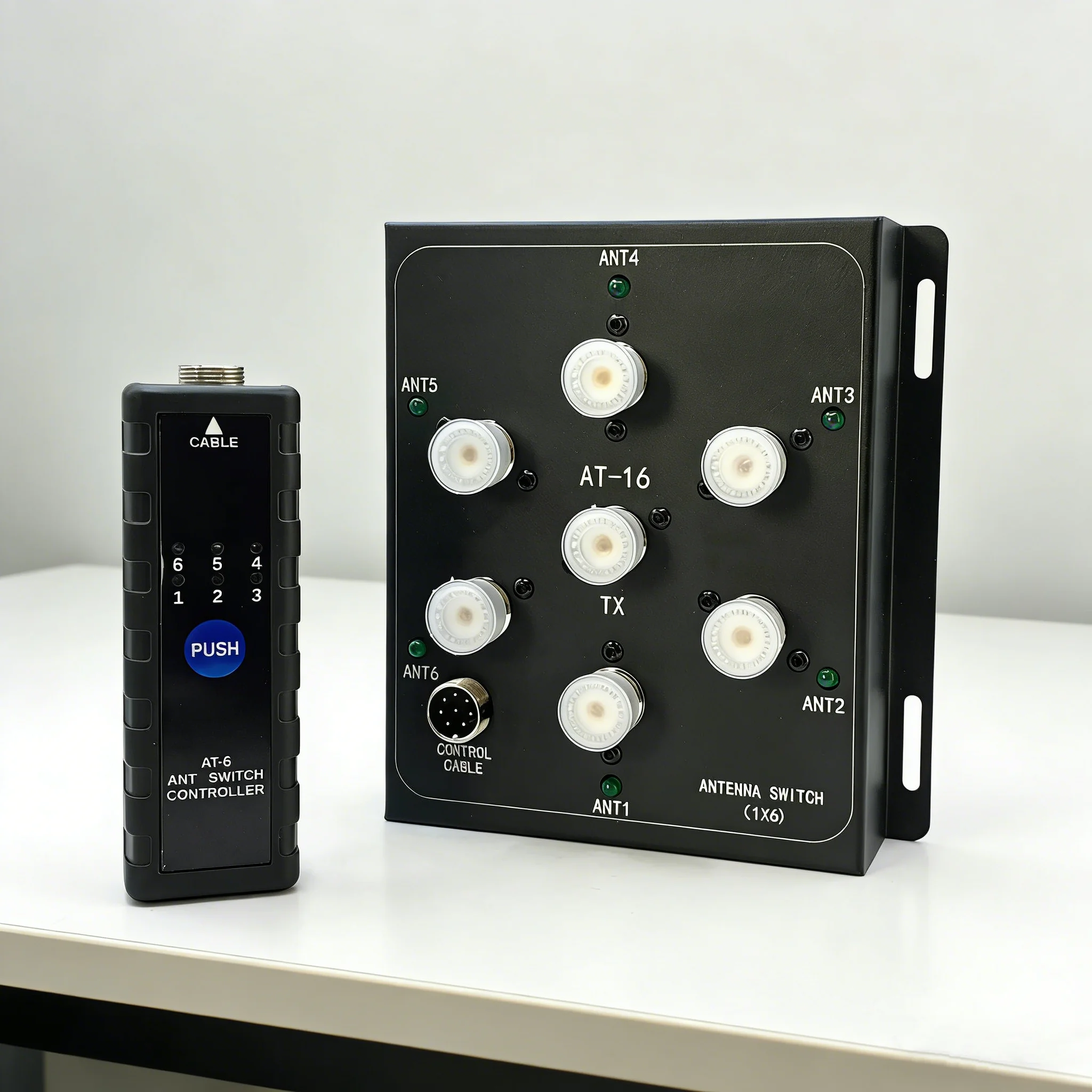 

AT16 Six-Channel Coaxial Remote Antenna Switching Kit - High Power / Base Station / Handheld Radio Universal