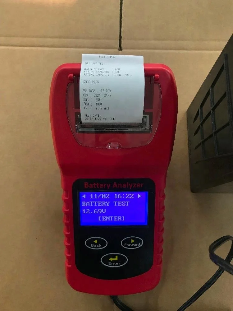 New Lead Acid Battery Cca Tester With Print