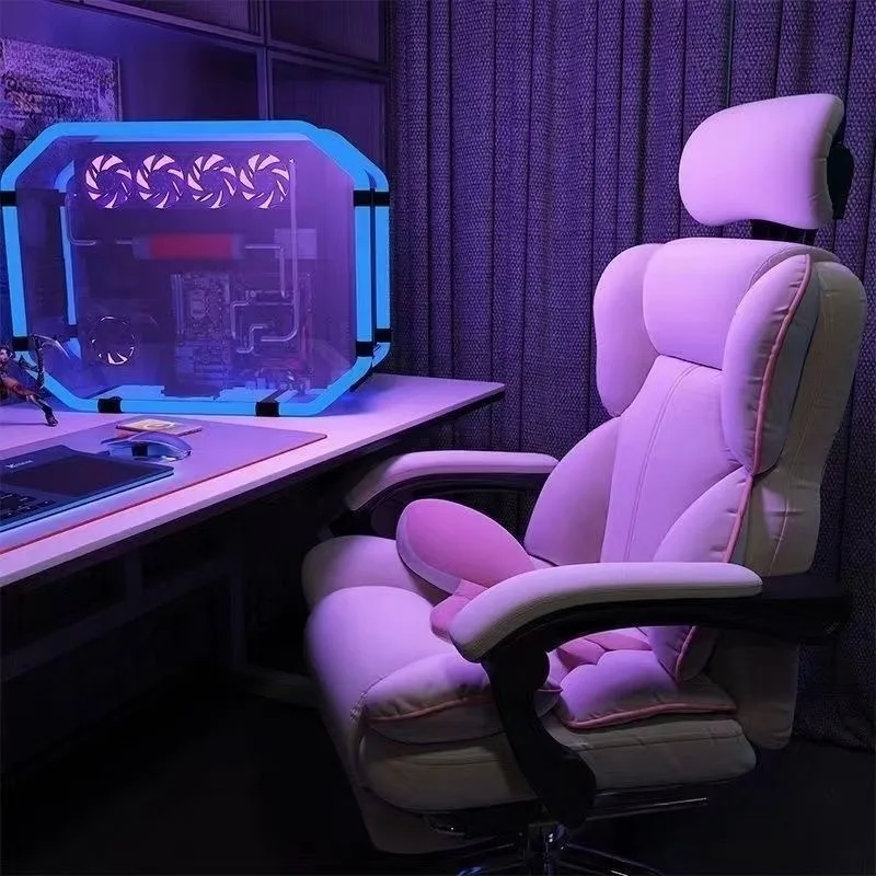 Computer chair household reclining comfortable sedentary e-sports chair backrest sofa chair dormitory live broadcast soft bag