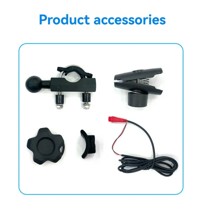 Bluetooth Player-Integrated 5 Inch Waterproof Motorcycle Navigation Screen-Wireless Smart Carplay Android Auto Portable Monitor
