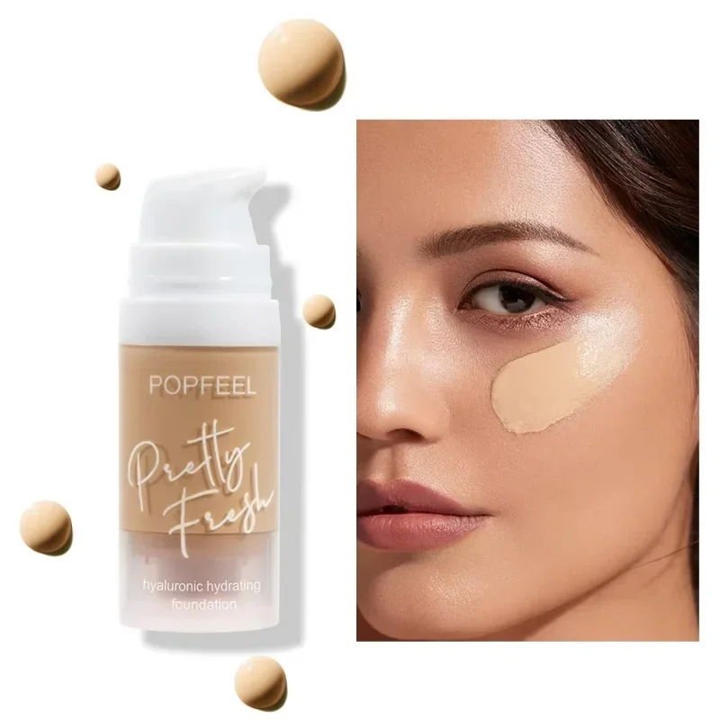 Liquid Foundation Long-wearing Face Makeup Product Moisturizing Foundation Concealer Female Facial Cosmetics