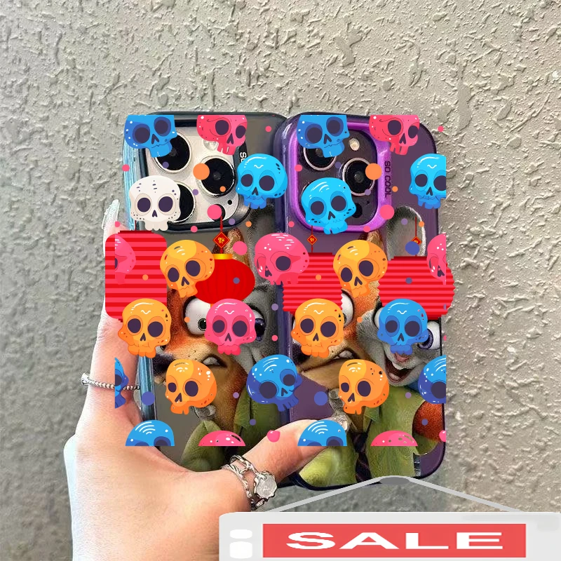 

Zootopia iPhone 17 Case Compatible with iPhone 16 Pro Max 15 14 Pro 13 for Women Men Girls Boys Cute Cartoon