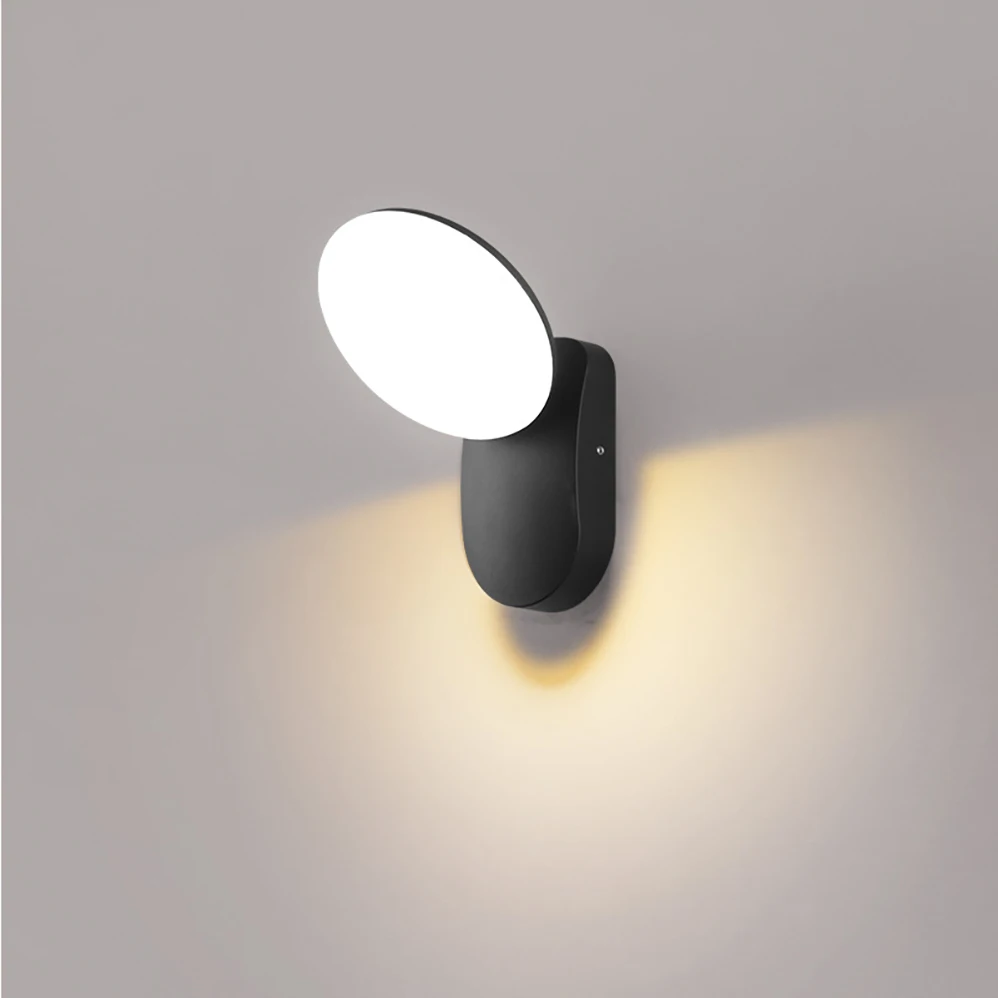 Lampe murale LED AC85-265V 12W Infrarouge Induction du Corps Humain Moderne Style Minimaliste IP65 Étanche Nik/ Extérieur Lampes