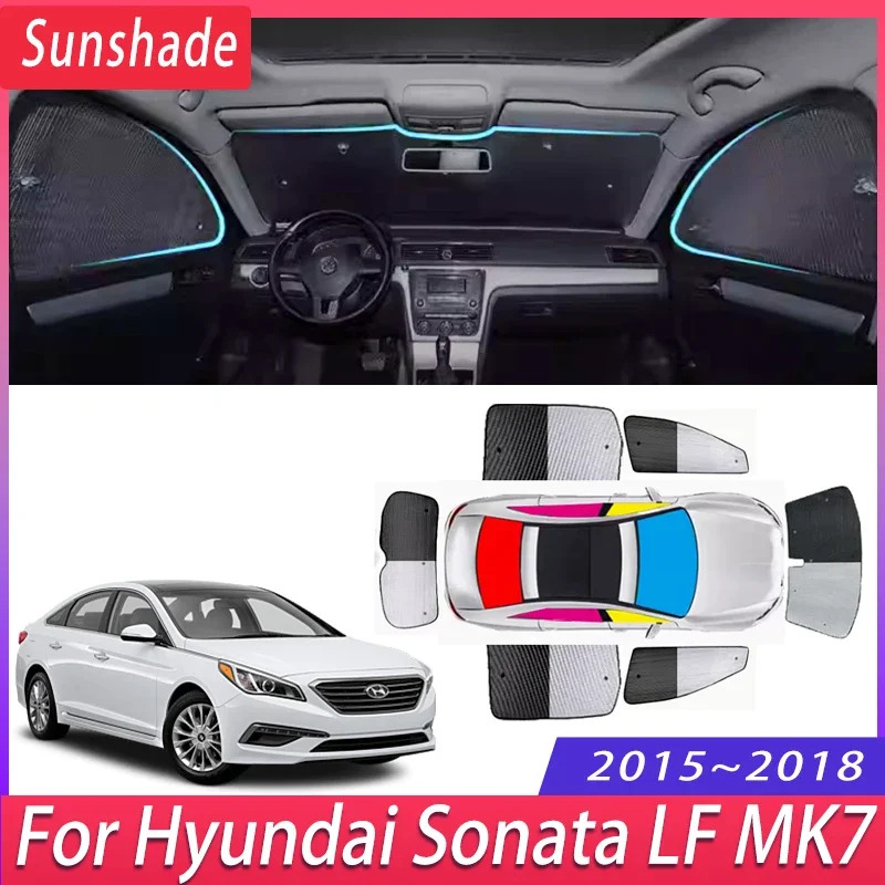 

Car Sunshade For Hyundai Sonata LF 2015~2018 2016 2017 MK7 Heat Insulation Sun Protection Sunshade Windshield Visor Accessories