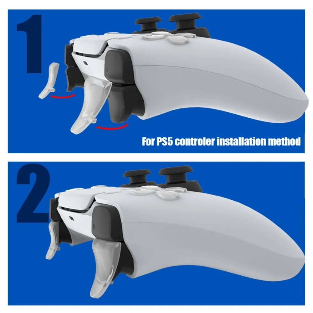 Griff kappen für ps5 dual sense leichte abs für 5 Gamepad Trigger Tasten Gamepad Zubehör Trigger Extender