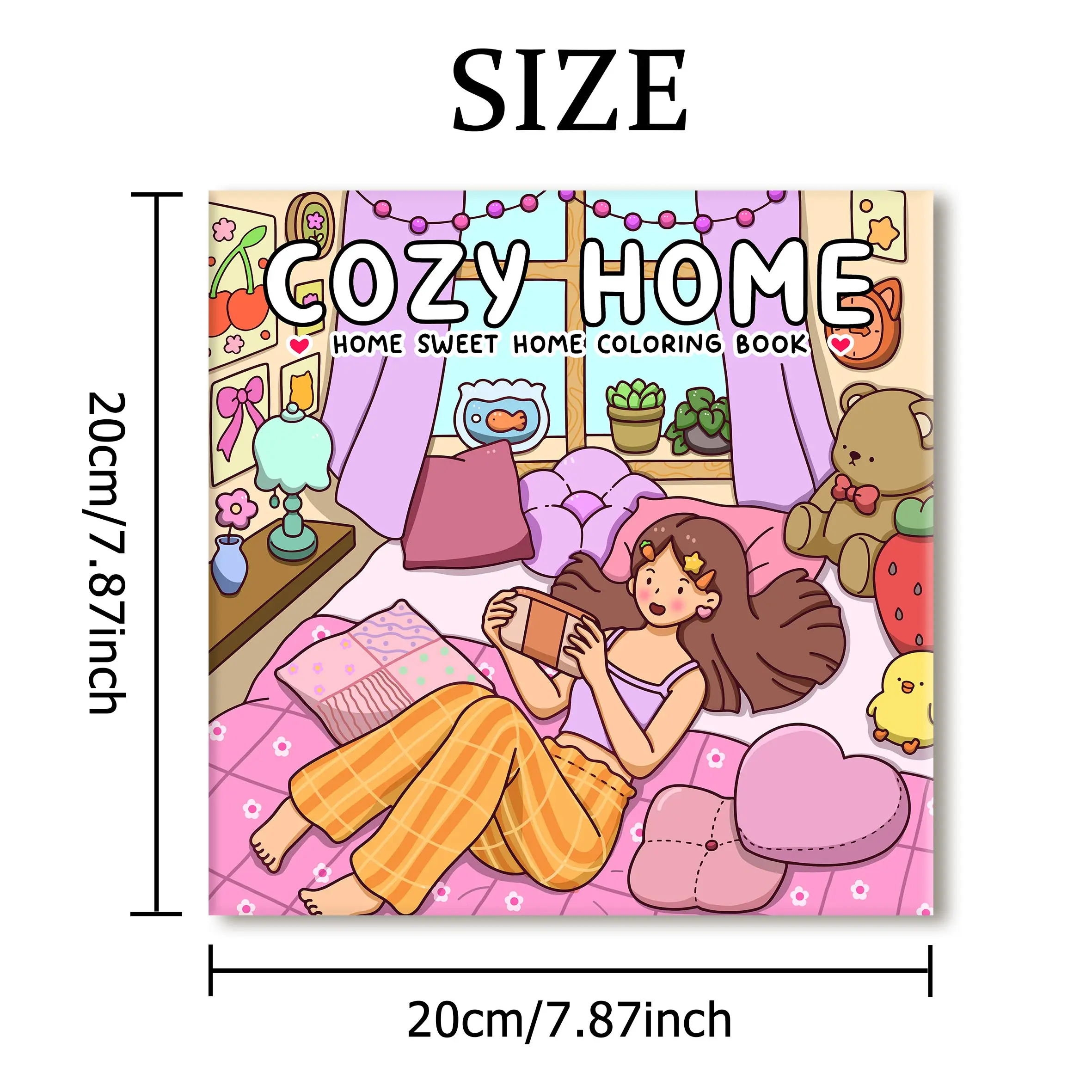 Chaotic Queen Adult Coloring Book Cute Cozy Daily Activities Relaxation Stress Relief Art Therapy for Mens Womens