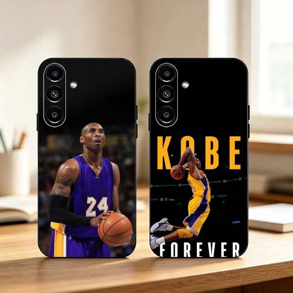 Basketball Kobe Bryant 24  Phone Case For Samsung Galaxy A73,A72,A71,A70,A53,A52,A51,Soft Silicone Black Cover Gift