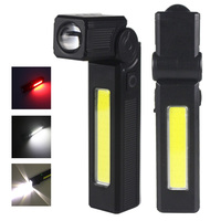 XPG COB Work Light Foldable Handfree Tactical Flashlight Magnetic 90 Degrees Rotation Outdoor Portable Lantern Waterproof