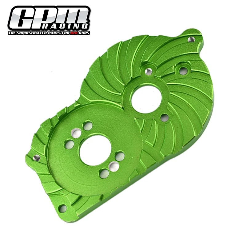 GPM aluminium motormontageplaat met koellichaamvinnen voor LOSI 1/18 Mini-T 2.0