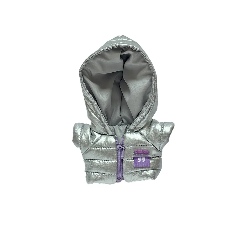 Nur Kleidung keine Puppen für Labubu 17cm Baumwollpuppenkleidung 17cm Labubu Baumwollpuppenkleidung Geschenk 17cmlabubu wahabi Robe de Cotton