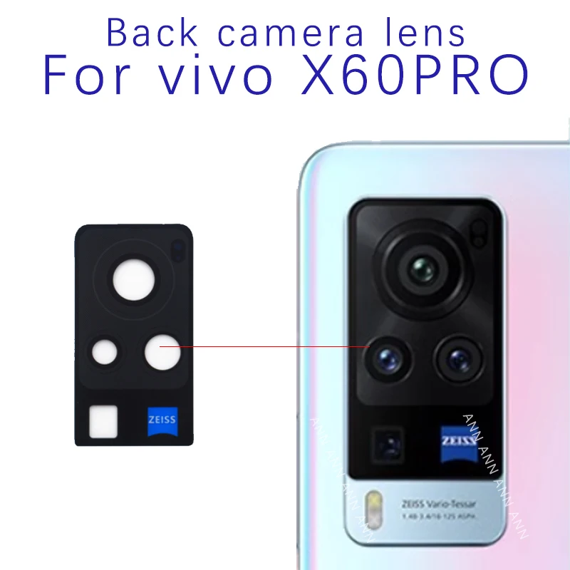 Back Rear Camera Glass Lens For VIVO X50 X60 X70 X80 X90 Pro+ Pro Plus Replacement Parts