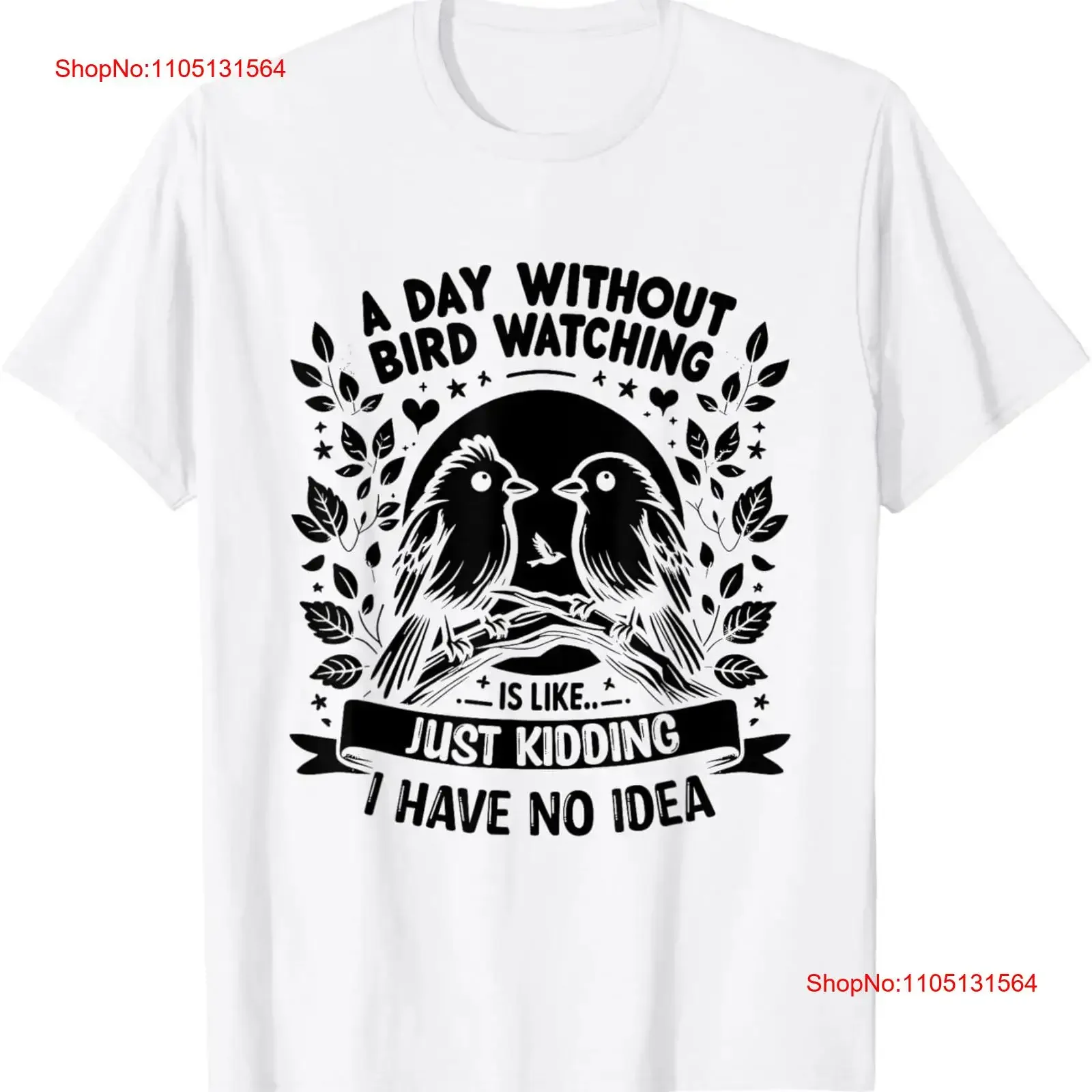 تي شيرت يوم بدون لمشاهدة الطيور يشبه Just Kidding Birding تي شيرت عتيق مغسول للارتداء اليومي أزياء ممتدة #1