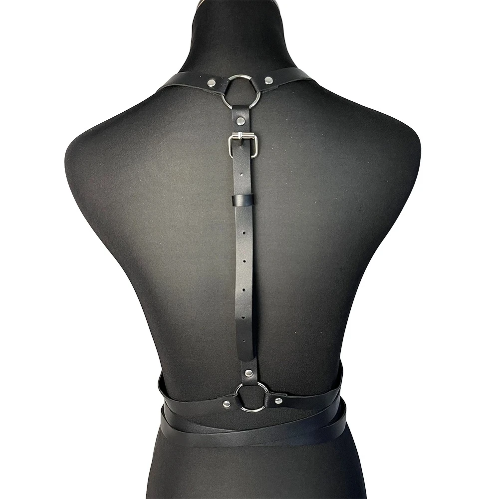 Women's PU Leather Harness Belts Exotic Gothic Harness Street Style Adjustable Daily Wear Clothing Accessories