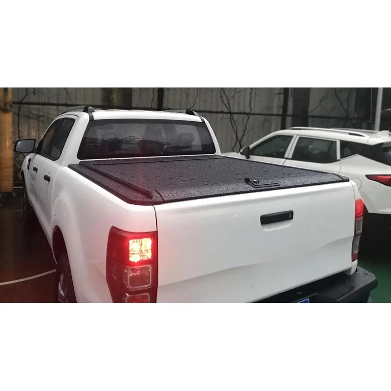 Outdoor Manual Retractable Roller Shutter Tonneau Cover Pickup Truck Bed Accessories