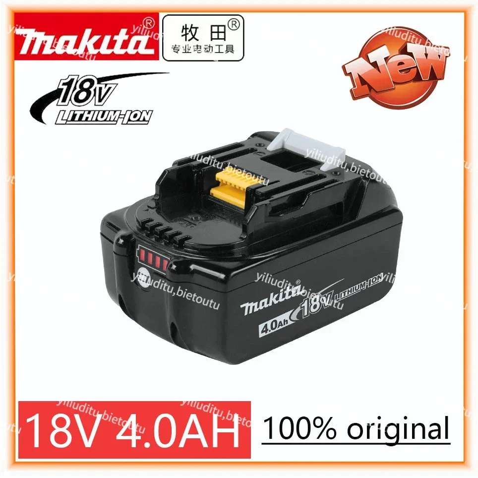 

18V 4.0Ah Makita Original With LED lithium ion replacement LXT BL1860B BL1860 BL1850 Makita rechargeable power tool battery 4000