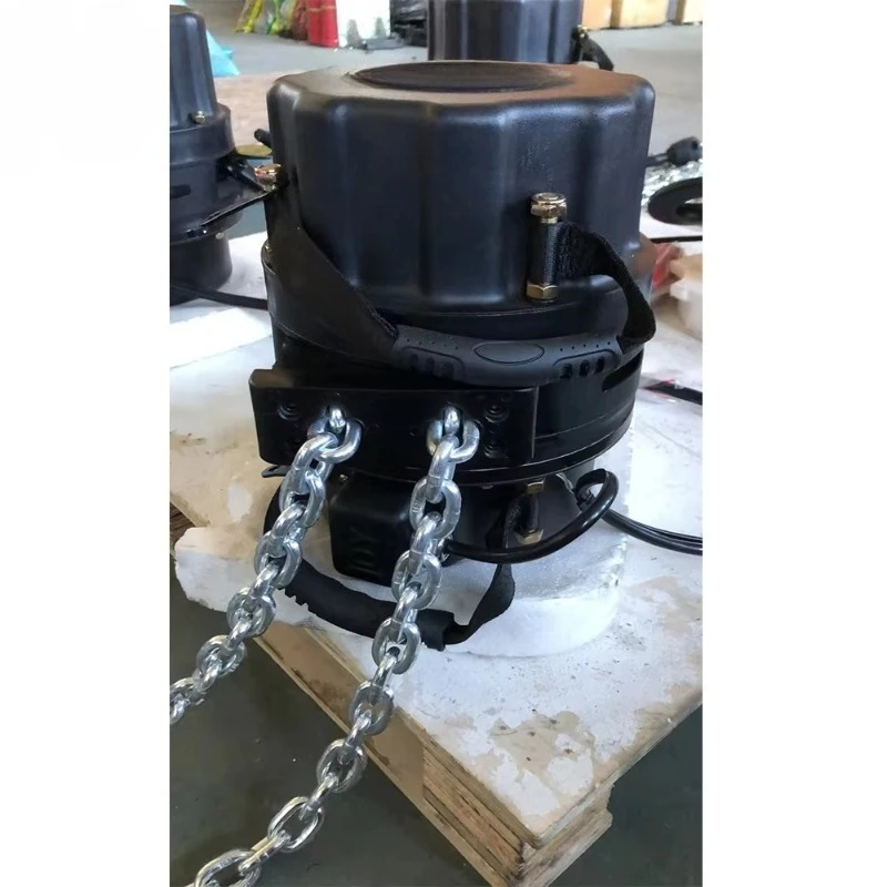 1000kg Electric Stage Chain Hoist New Steel Housing for Lighting and Sound Truss Lifting in Concert Halls Events Black Color