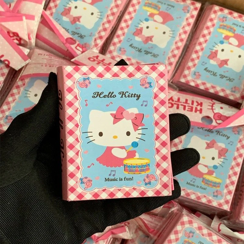 

Cute Hello Kitty Notepad Kawaii Sanrio Anime Tearable Notebook Girl Heart Cartoon Pocket Book Lovely Sticky Notes Message Gifts