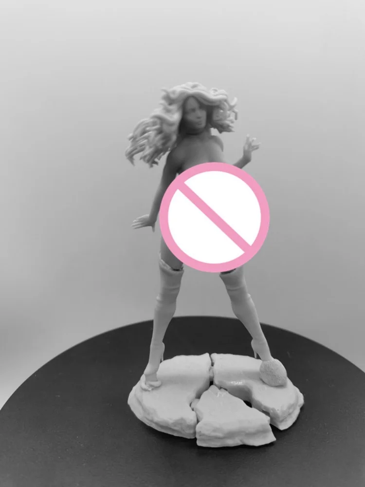 Charmant Meisje Nsfw diy 1/24 Schaal Hars Monteren Model Kit Ongemonteerd en Ongeverfd sculptuur speelgoed