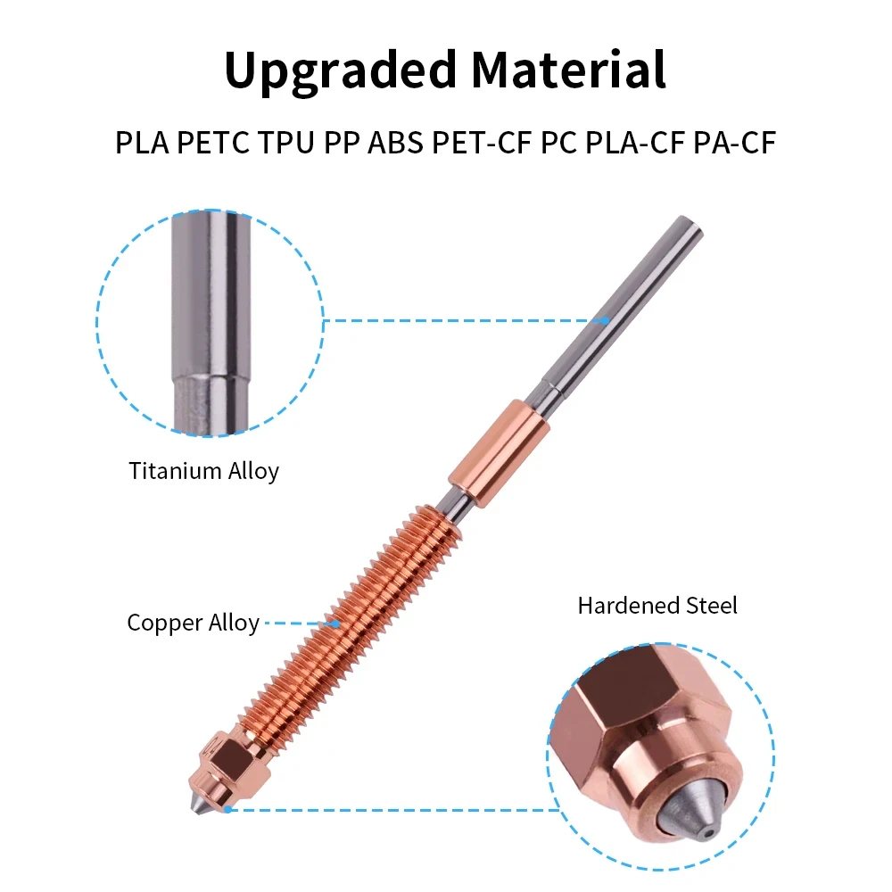 Creality K2 Plus用ホットエンドキット セラミックヒートブロック交換用ホットエンド K2 Plus 3Dプリンター用スペアパーツ クイックスワップノズル