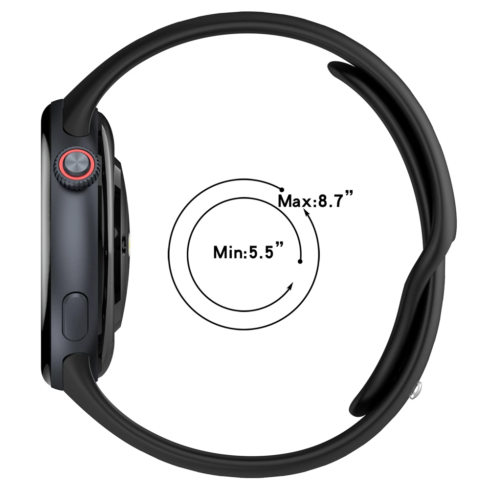 حزام سيليكون بإبزيم عكسي لسوار المعصم الرياضي Vivo Watch5 لملحقات حزام الساعة IQOO 5 #4