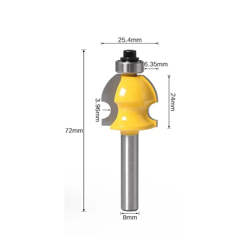 

1pc 8mm Shank Line Architectural Molding Router Bit Woodworking Tenon Milling Cutter for Wood Machine Tools