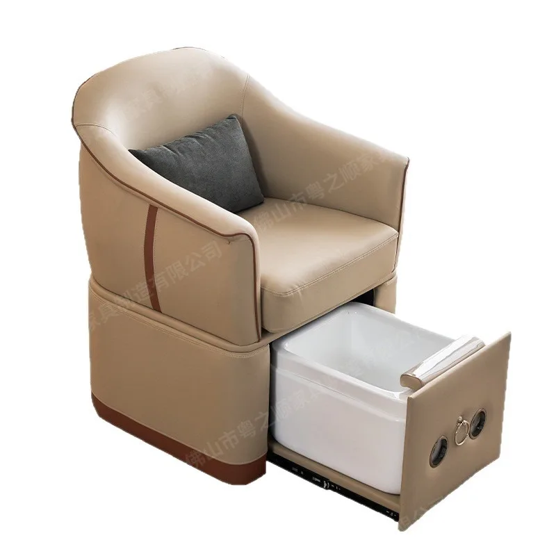 Multifunctional electric sofa, massage shop bubble foot wash foot high-end leather electric bath sofa