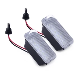 2pcs LED Licence Number Plate Light Lamp Fit For Ford Transit Van MK8 2014-2015 2016 2017