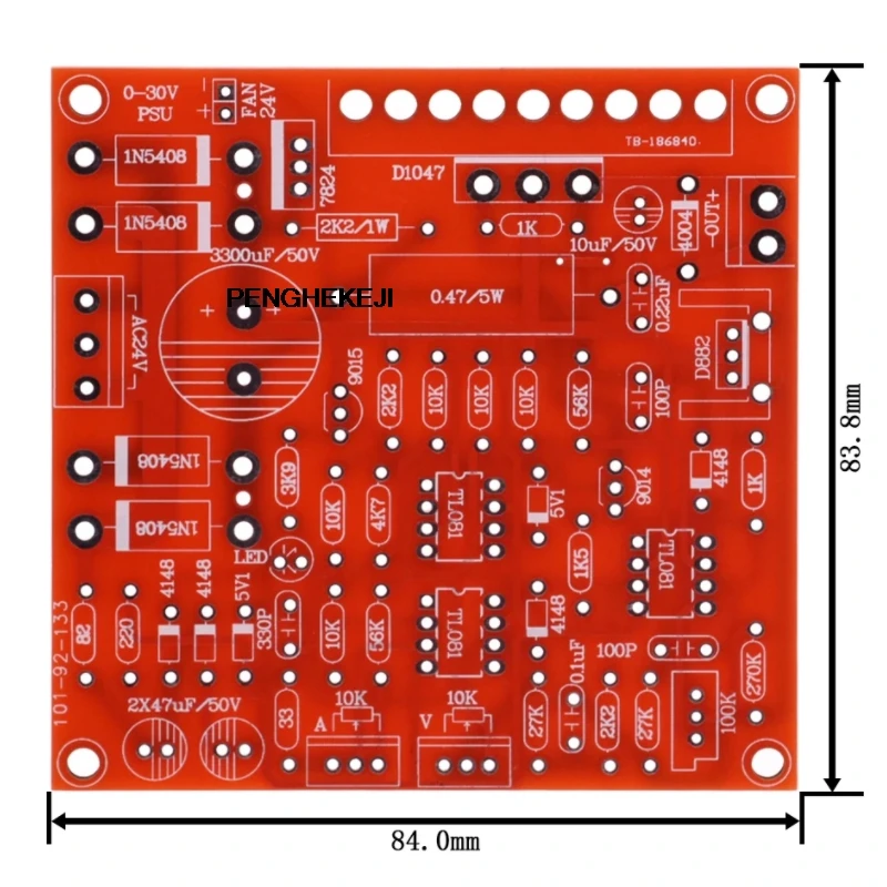 For Arduino 0-30V 2MA-3A adjustable DC power supply laboratory power short-circuit current limit protection DIY kit